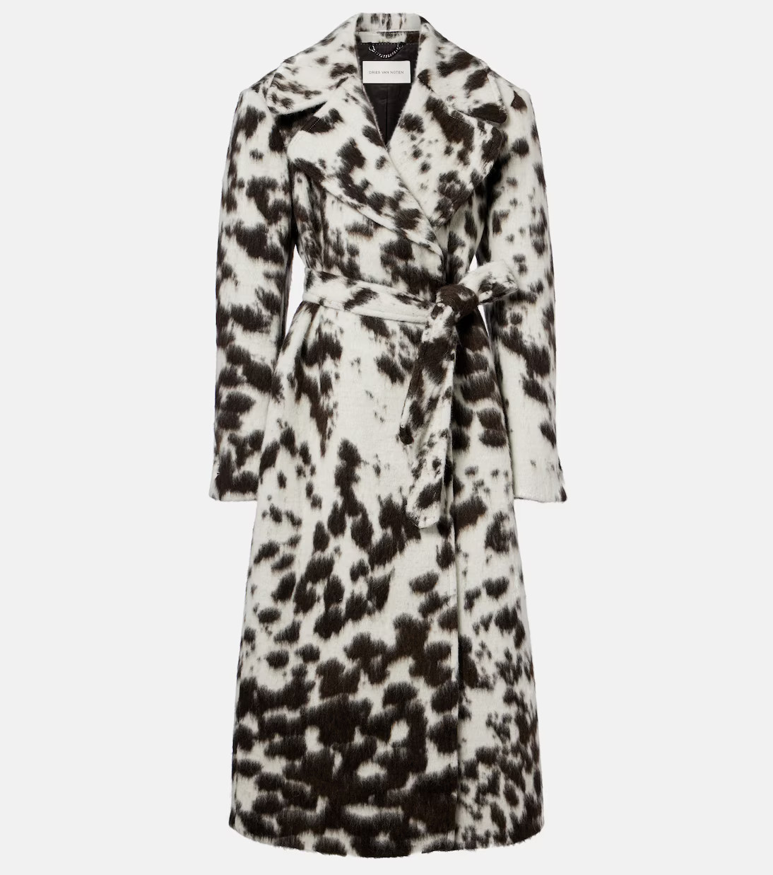 Cow-print wool and alpaca-blend coat | Mytheresa (US/CA)