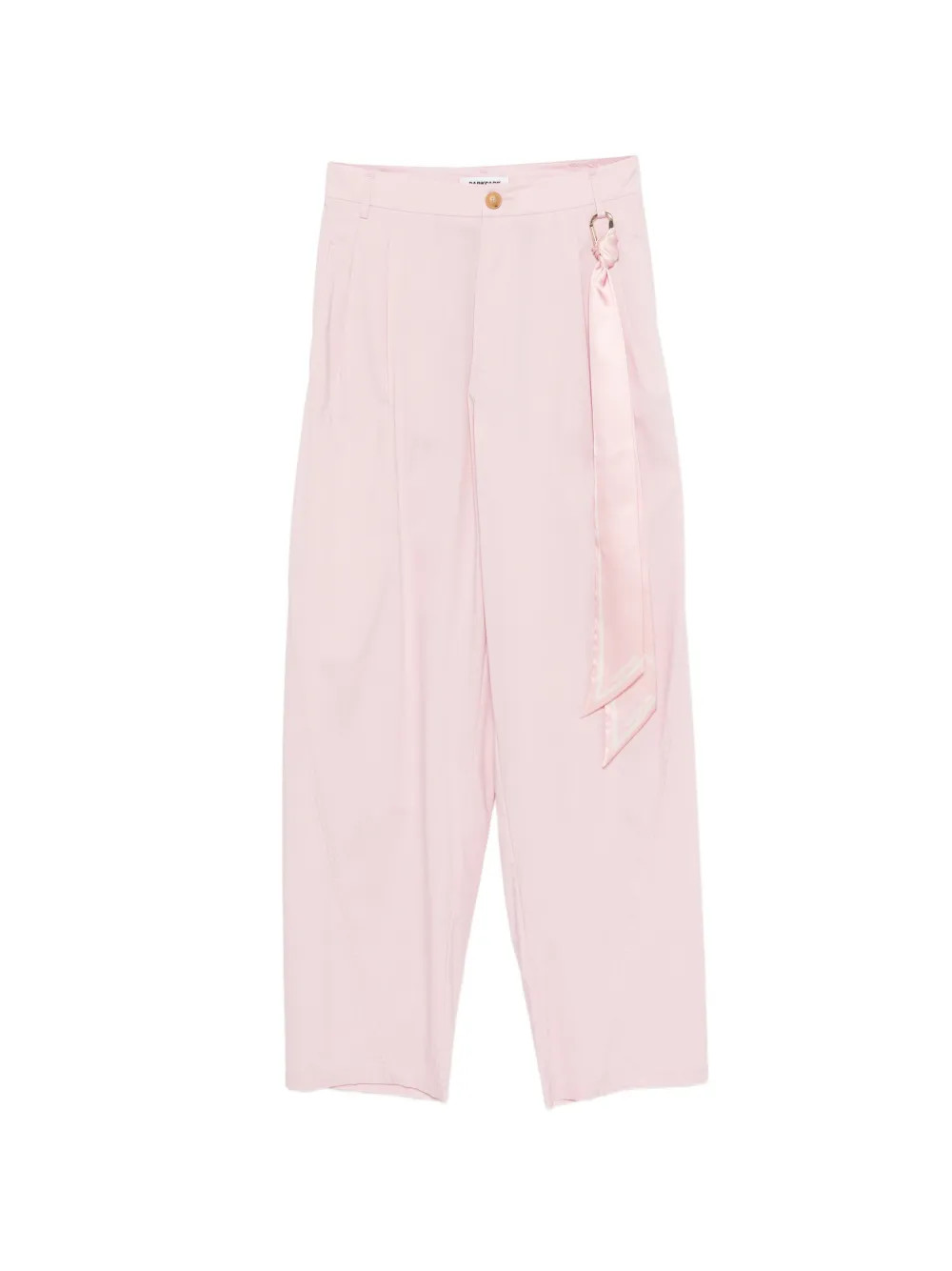 ring-detail trousers | Farfetch Global