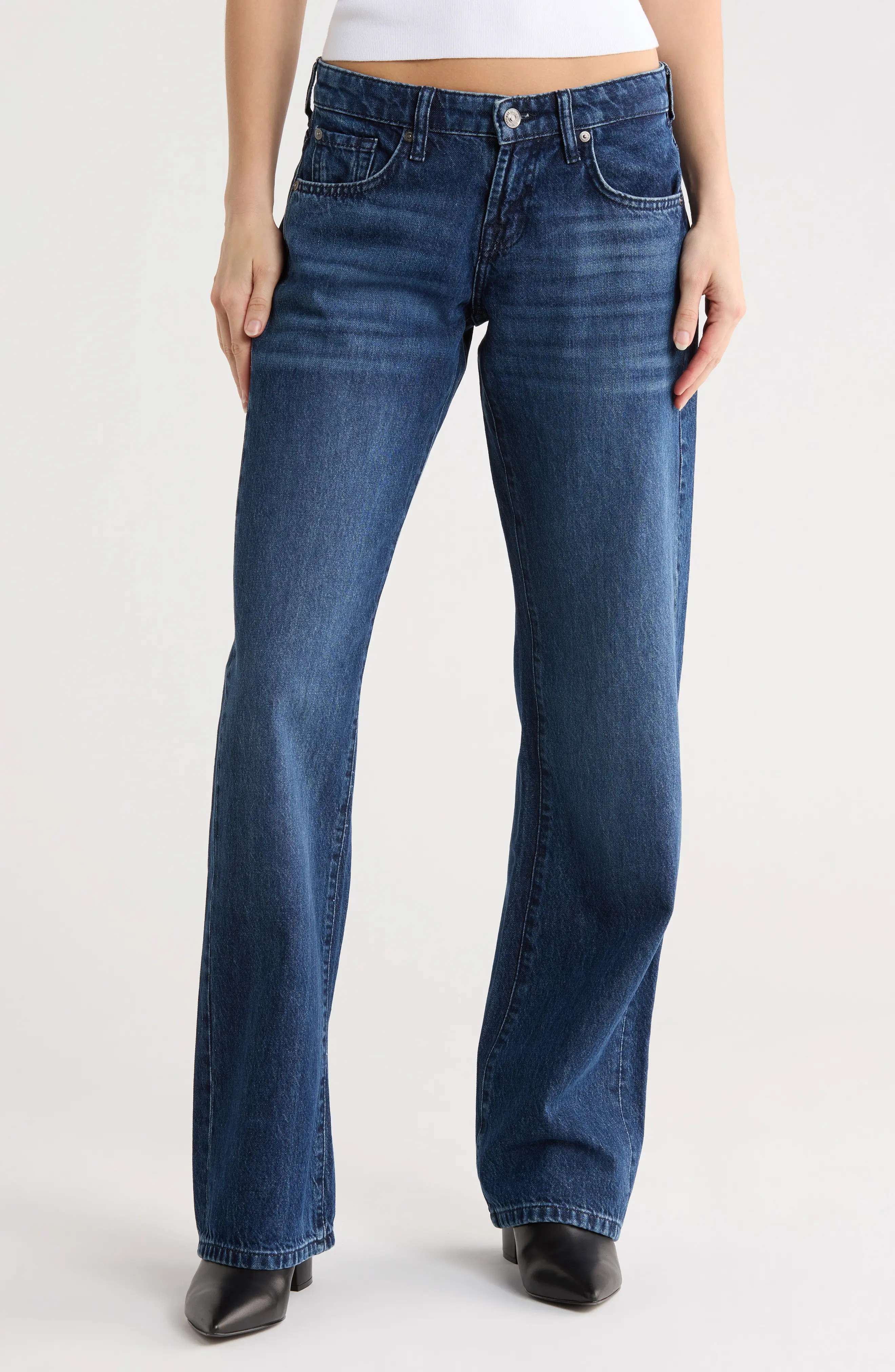 Low Rise Straight Leg Jeans (Women) | Nordstromrack | Nordstrom Rack