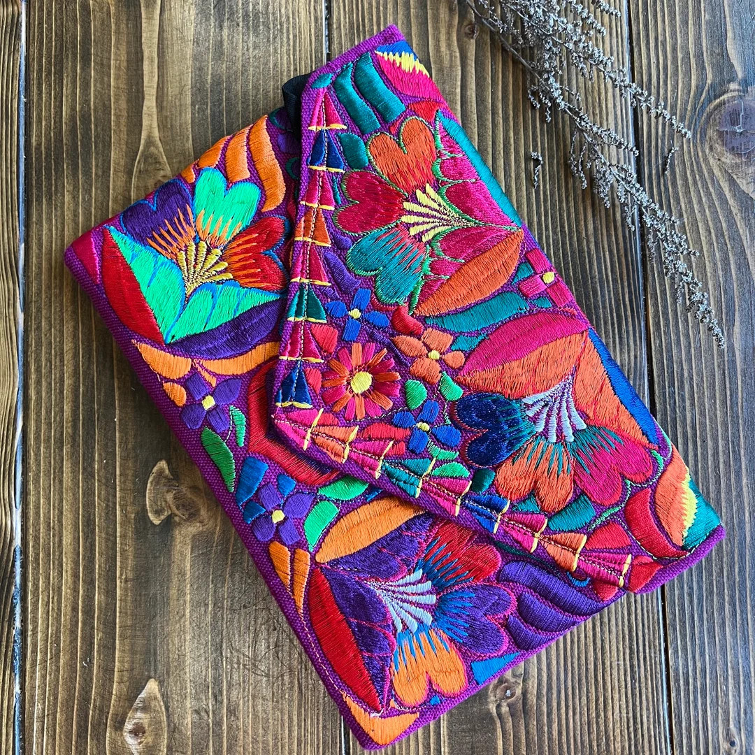 Handmade Floral Embroidered Clutch Bag – Crossbody Strap | Etsy (US)