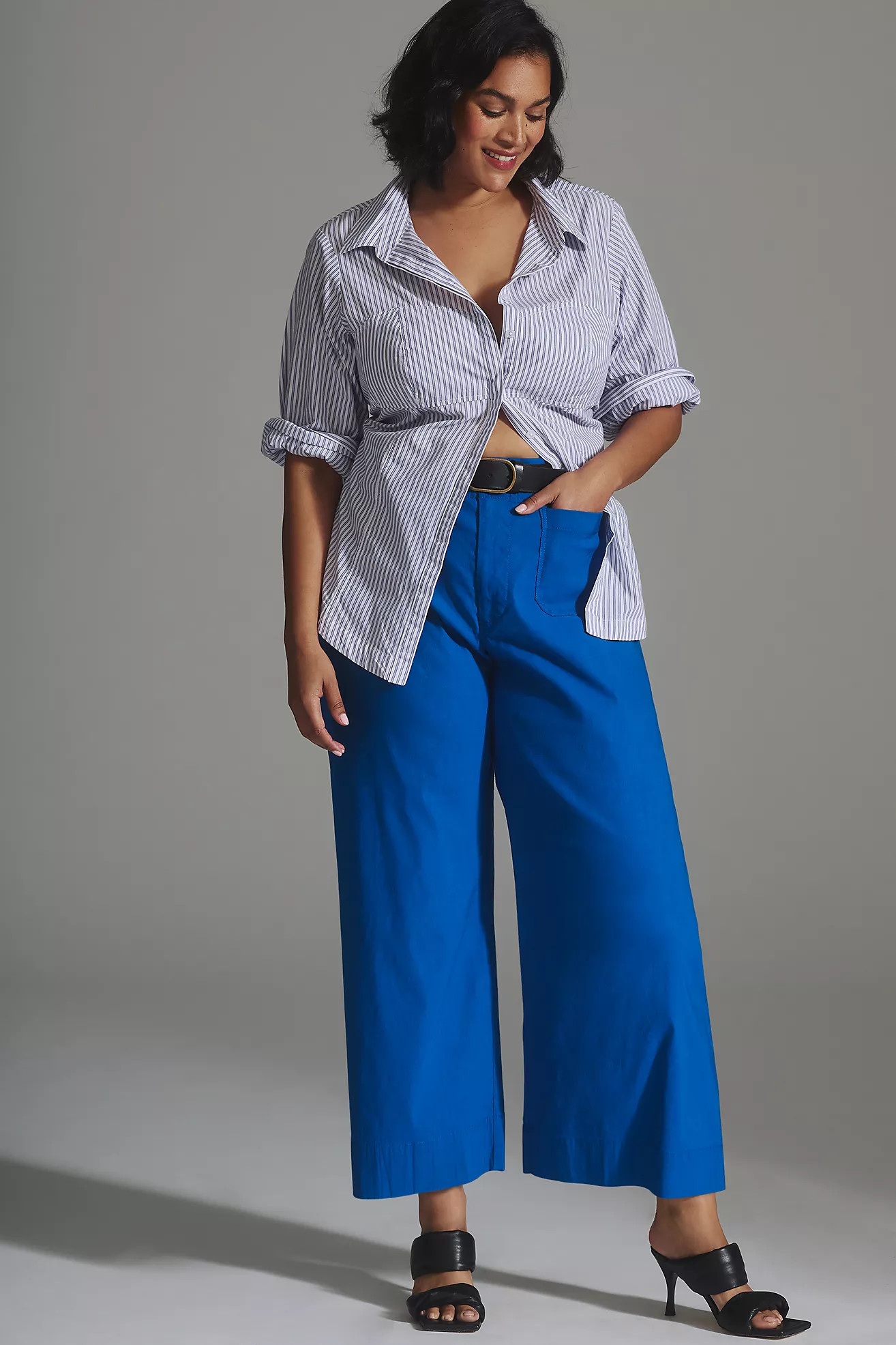 The Colette Cropped Wide-Leg Pants | Anthropologie (US)