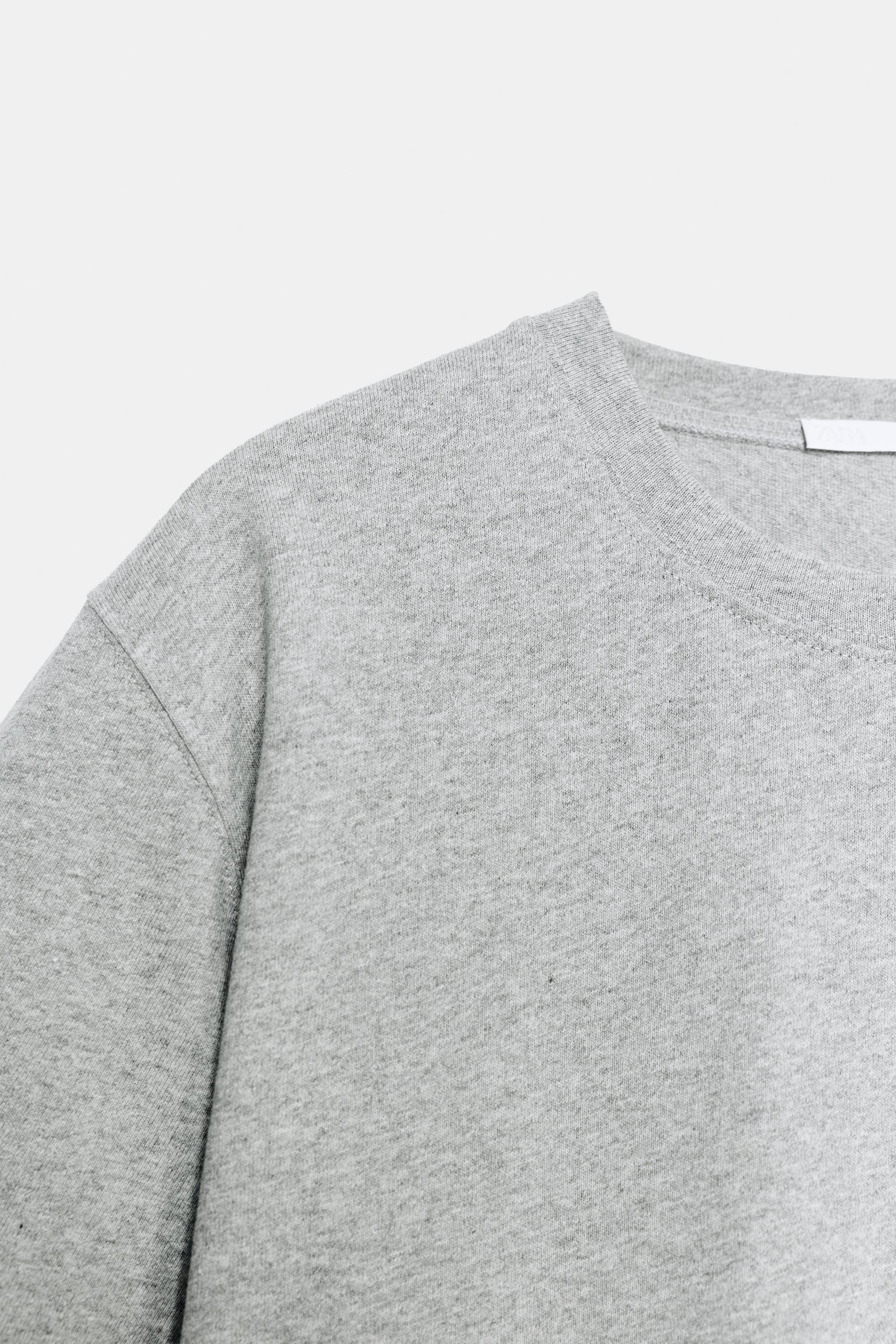 Model height: 179 cmREGULAR FIT - ROUND NECK - REGULAR LENGTH - SHORT SLEEVEST-shirt crafted in c... | Zara UK