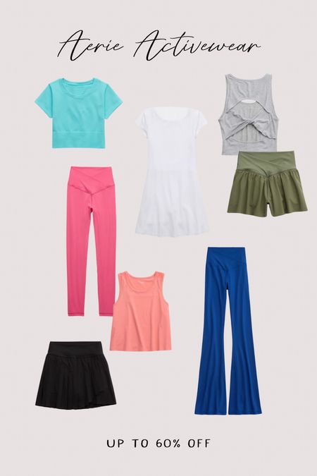 Aerie activewear is up to 60% off! And comes in the cutest colors and styles for summer.



#LTKfitness #LTKActive #LTKfindsunder50