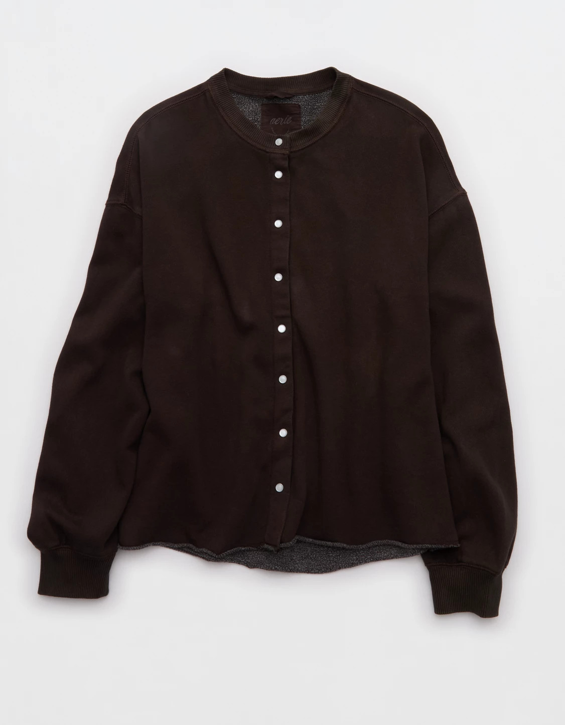 Aerie Layover Cardigan Women's Deep Earth S | Aerie