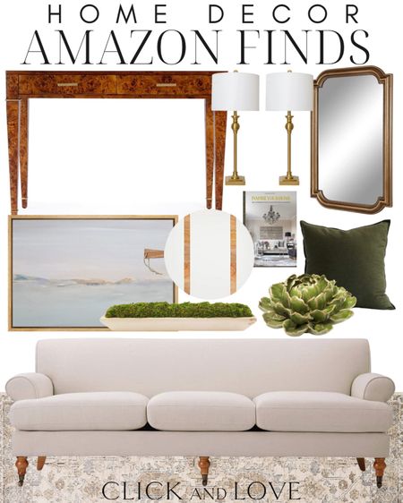 Amazon home decor finds! I love this burl wood console! Would also make a pretty desk ✨

Neutral sofa, sofa, framed art, abstract art, wall decor, cutting board, coffee table book, coffee table decor, decorative accessories, faux plant, faux greenery, velvet pillow, gold mirror, lamp, lighting, rug, area rug, console table, desk, home office, living room, entryway, modern home decor, traditional home decor, budget friendly home decor, Interior design, look for less, designer inspired, Amazon, Amazon home, Amazon must haves, Amazon finds, amazon favorites, Amazon home decor, Amazon furniture #amazon #amazonhome




#LTKunder100 #LTKhome #LTKSeasonal