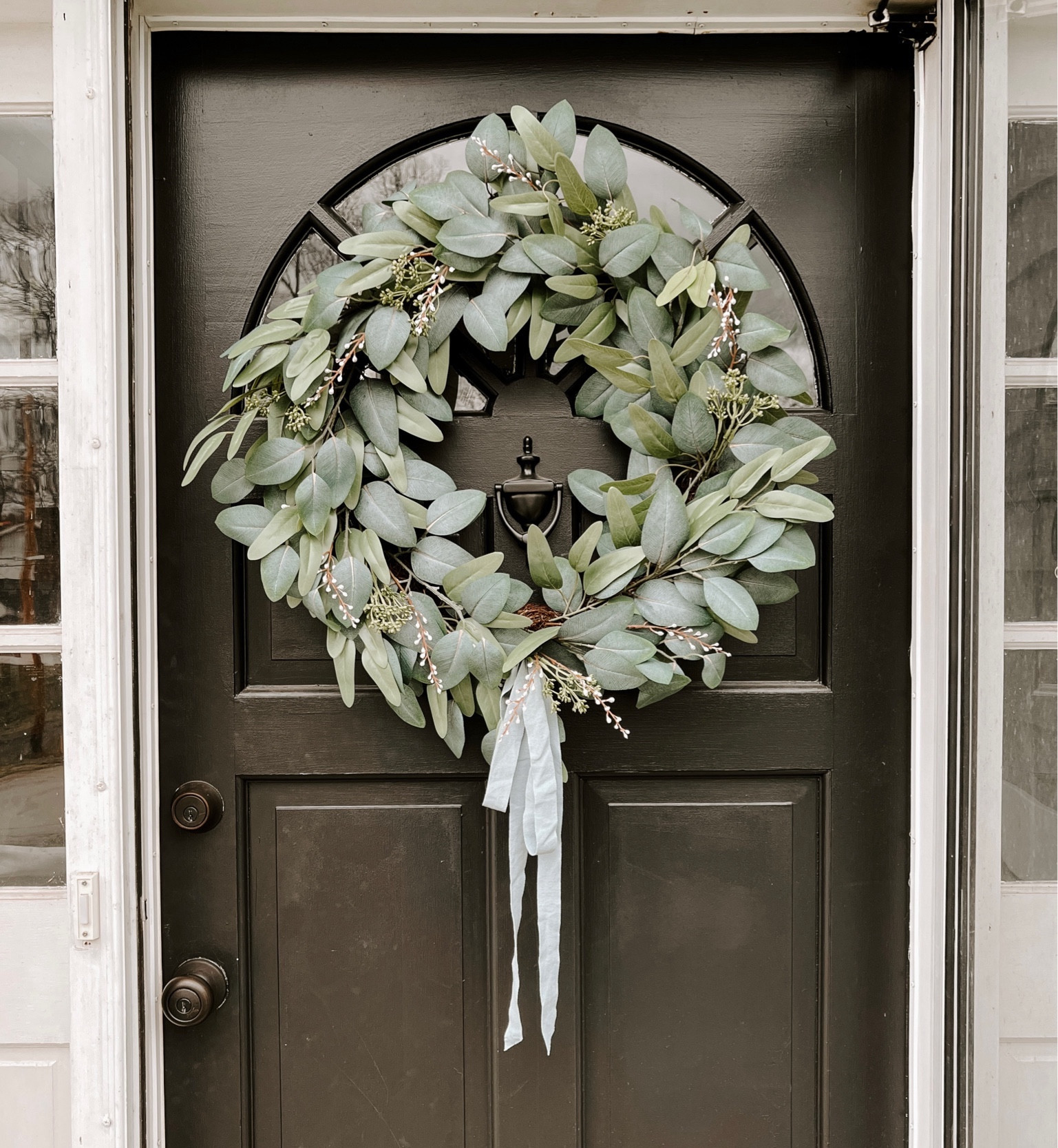 Front door refresh with a McGee and Co. wreath and Hearth and Hand welcome mat from Target

#LTKSeasonal #LTKfindsunder50 #LTKhome