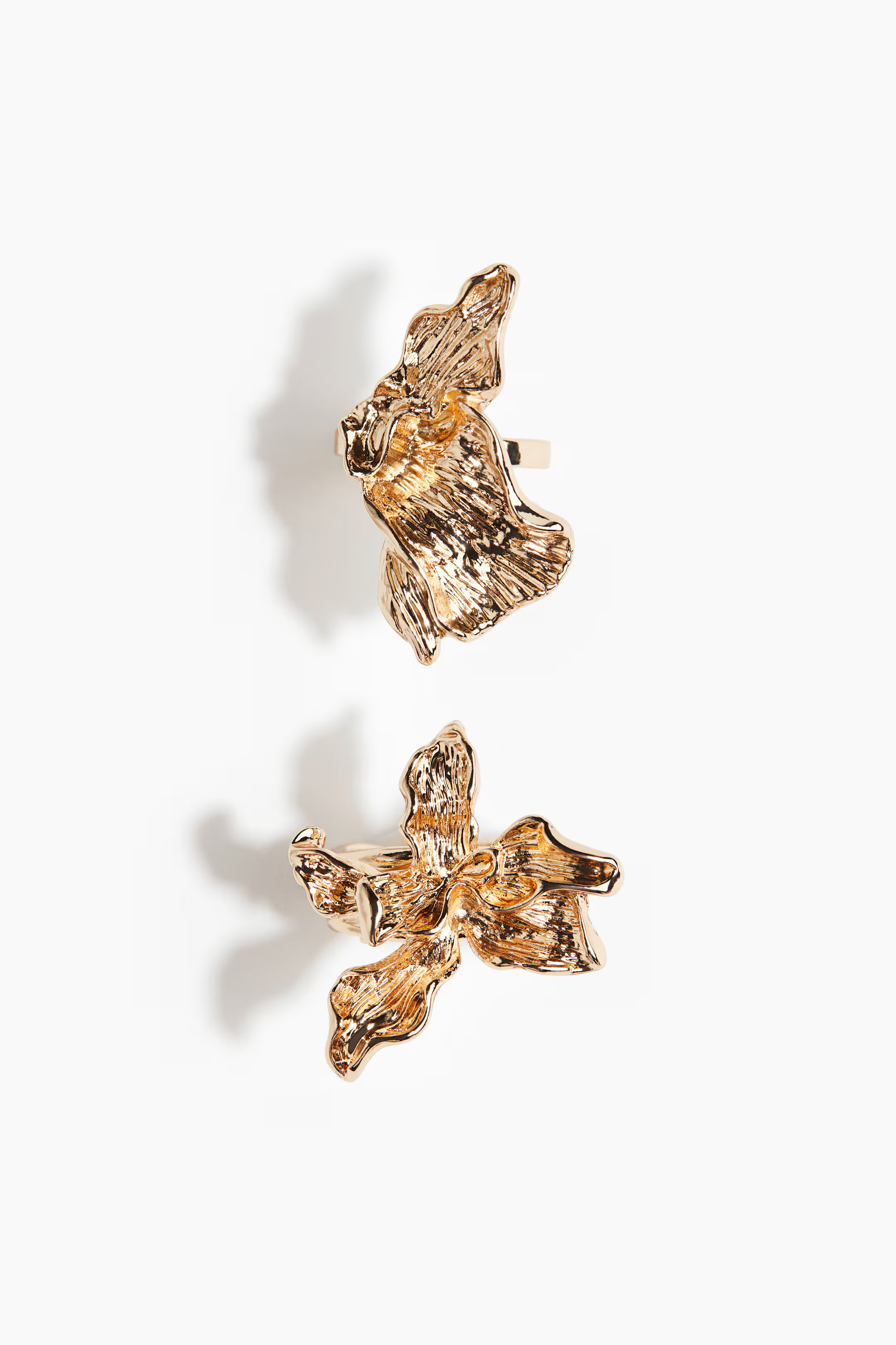 2-pack organic-shaped rings | H&M (UK, MY, IN, SG, PH, TW, HK)