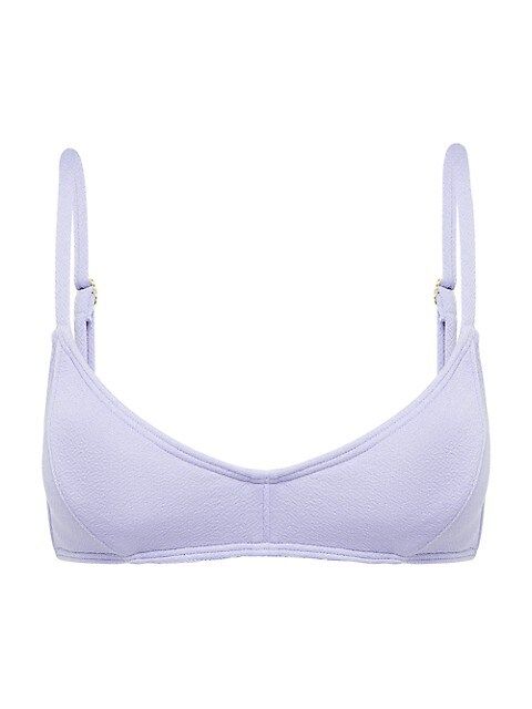 Joie De Vivre Piped Bikini Top | Saks Fifth Avenue