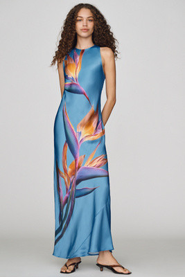 Floral Print Midi Dress | Anthropologie (US)