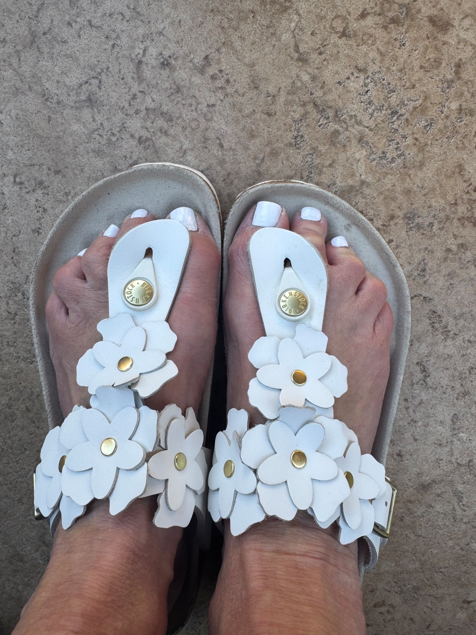 Just sitting here poolside admiring these pretty Birkenstock sandals Val purchased last year!! 
Believe it or not… they are available now too!!
Super comfortable and they look especially pretty with a white flowy skirt in the summer!!❤️

#LTKSeasonal #LTKOver40 #LTKTravel