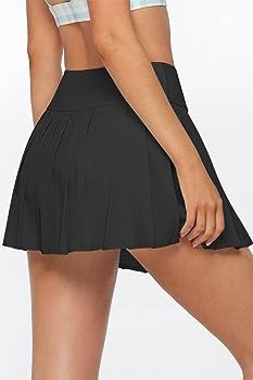 Yovela Pleated Tennis Skirts for Summer with Pockets Flowy High Waisted Athletic Skorts Skirt for... | Amazon (US)