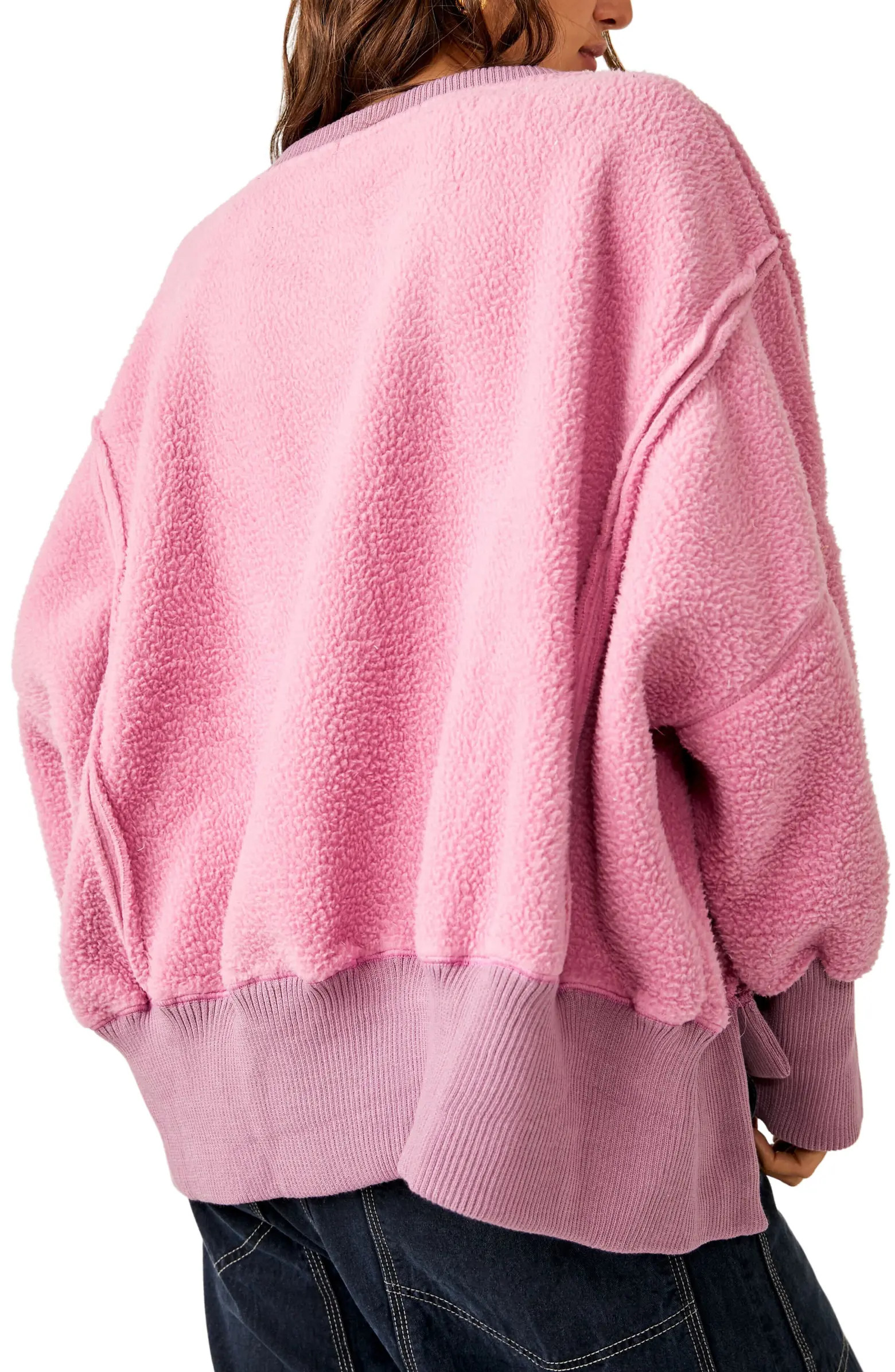 Free People Camden Fleece Sweatshirt | Nordstrom | Nordstrom