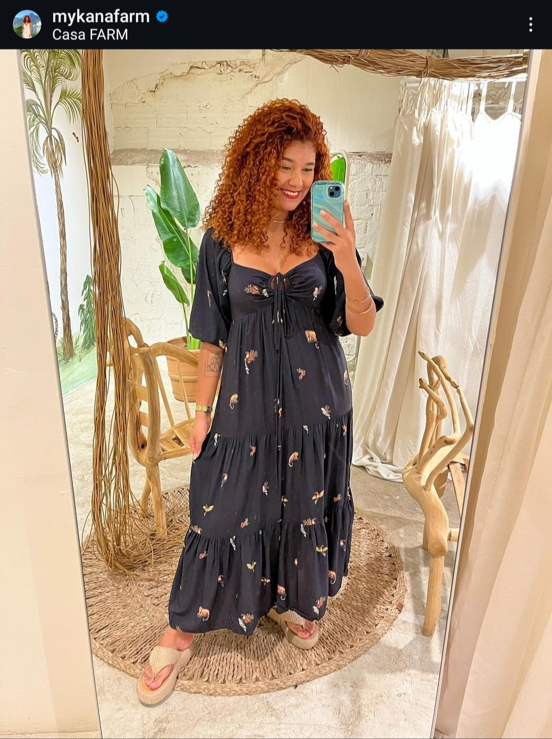 🇺🇸 Longe dress In The Jungle by FARM RIO🇧🇷 Vestido longo Na Selva por FARM RIO

