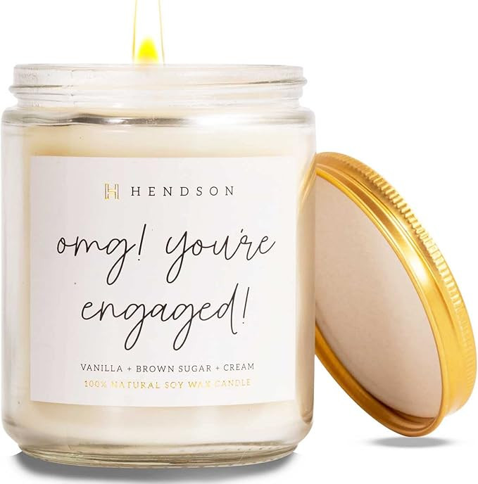 Engagement Gifts for Women - Wedding Candle, Bridal Shower, Bachelorette Party Gift for Bride to ... | Amazon (US)