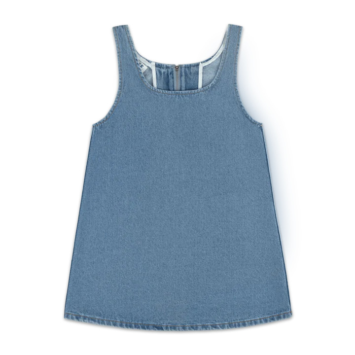 Denim Mini Dress - Vintage Wash | Parke