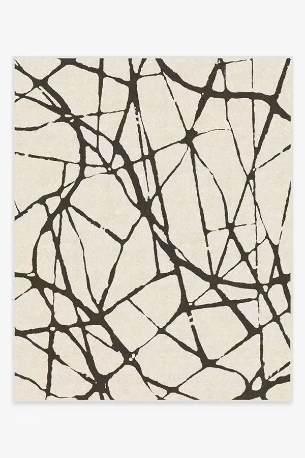 Nina Takesh Marion Black & Ivory Rug | Ruggable | Ruggable