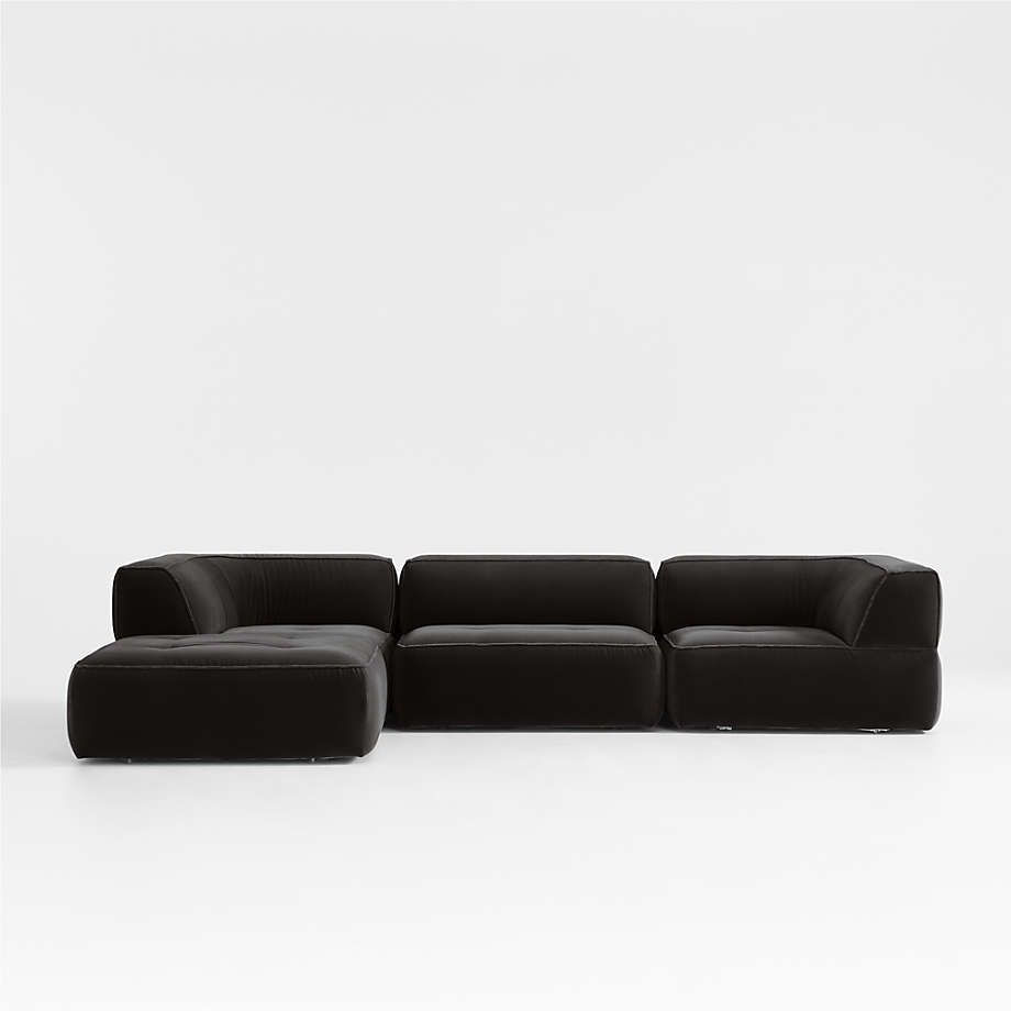 Angolare 4-Piece Reversible Sectional Sofa by Athena Calderone | Crate & Barrel | Crate & Barrel