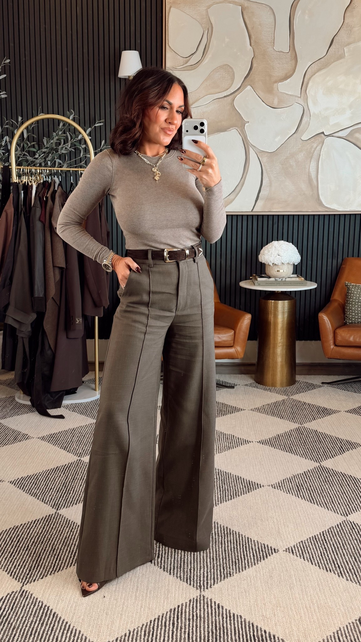 Today’s church fit

Wearing an small in top 
Xs in pants 