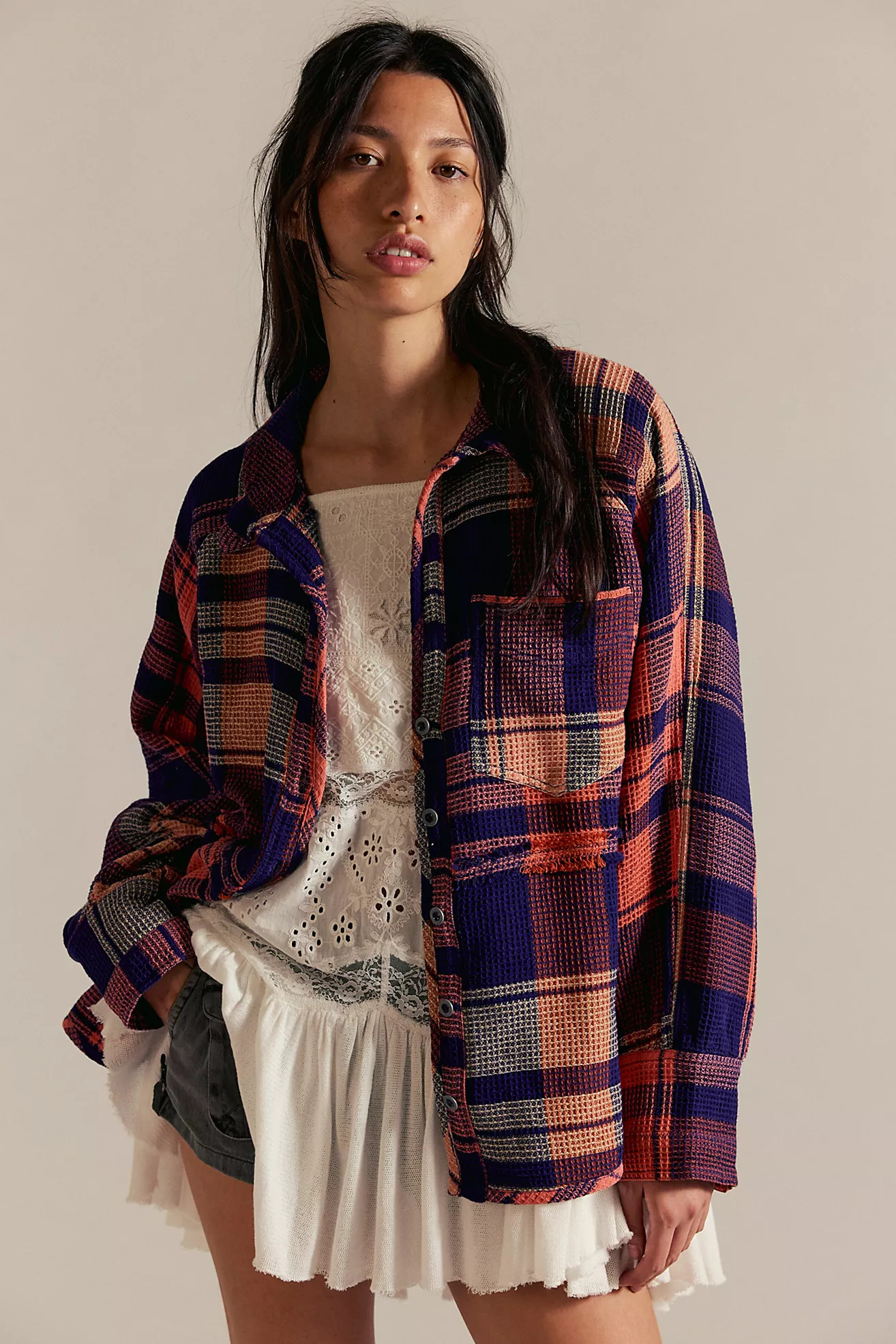 We The Free Cozy In Plaid Shirt | Free People (Global - UK&FR Excluded)