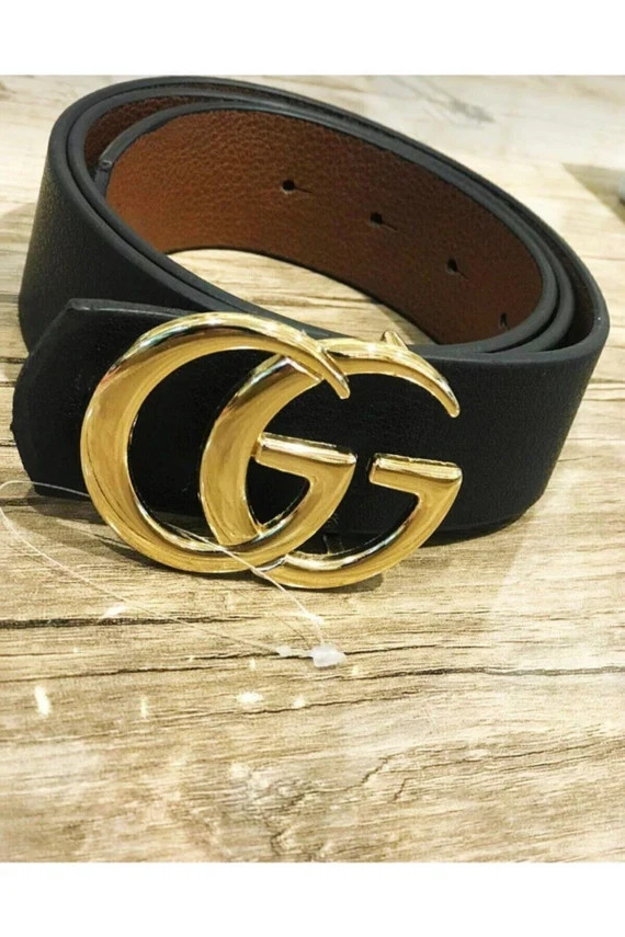 Women's GG Black and Gold Belt | Etsy | Etsy (US)
