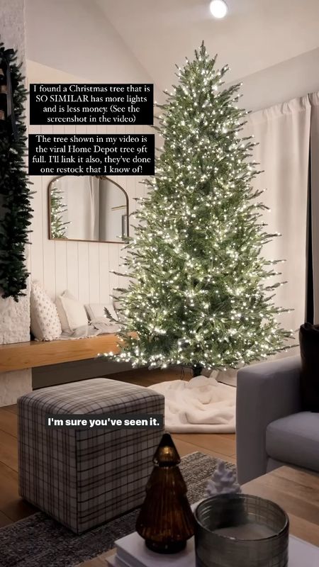 Grab this look a like christmas tree while it’s in stock! The tree in the screenshot is the “at home” tree. The tree in my home is the “viral Home Depot tree”  

#LTKSeasonal #LTKHoliday #LTKhome