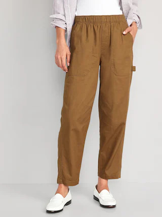 High-Waisted Pulla Utility Pants for Women | Old Navy (US)