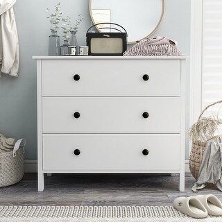 Furniture of America Novi Transitional Dresser (White - 3-drawer) | Bed Bath & Beyond
