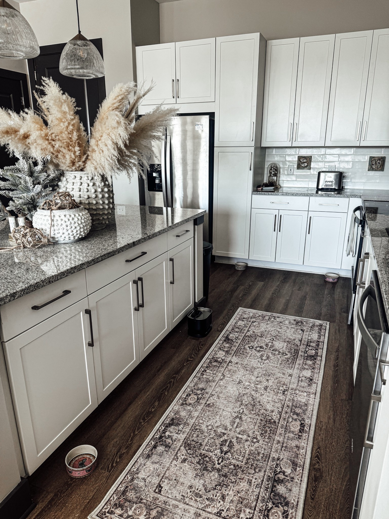 Dog friendly kitchens. 
Washable rugs.
Pet bowls
Dog drinking fountains. 

Scroll to shop. I’m so glad you’re here. 
#LTKPet

#LTKHome #LTKmomlife