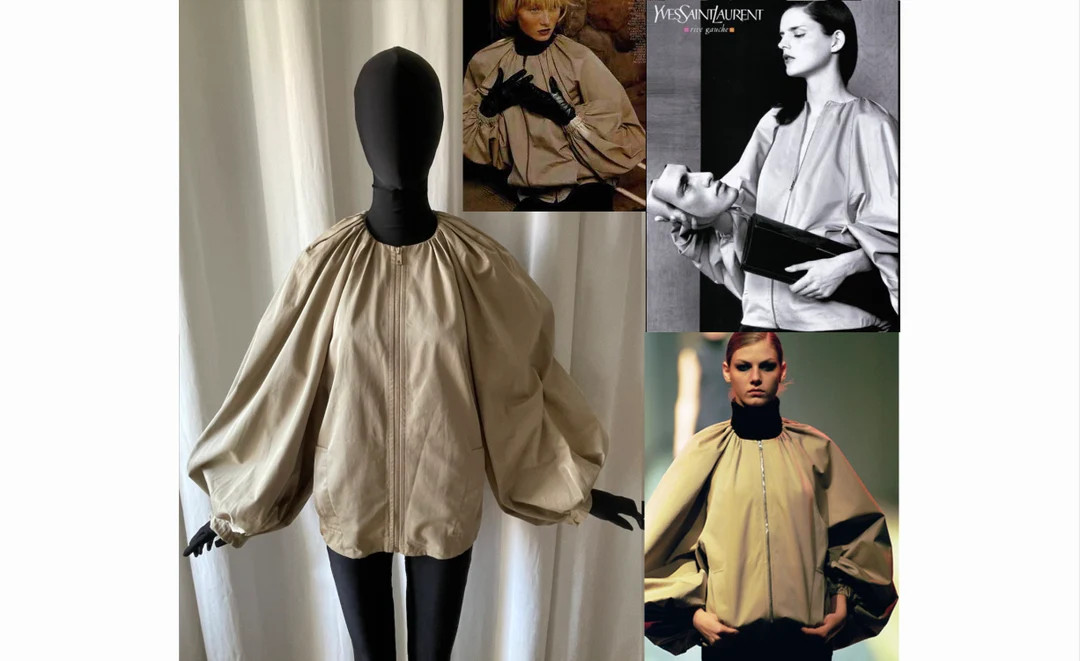 Yves Saint Laurent Vintage 90s Couture Jacket - Etsy | Etsy (US)