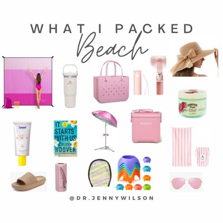 Beach bag essentials and check-list. What I packed for the beach. Lake day.

#LTKunder50 #LTKtravel #LTKswim