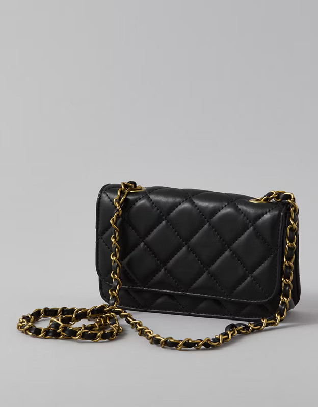 AE Quilted Vegan Leather Bag | American Eagle Outfitters (US & CA)