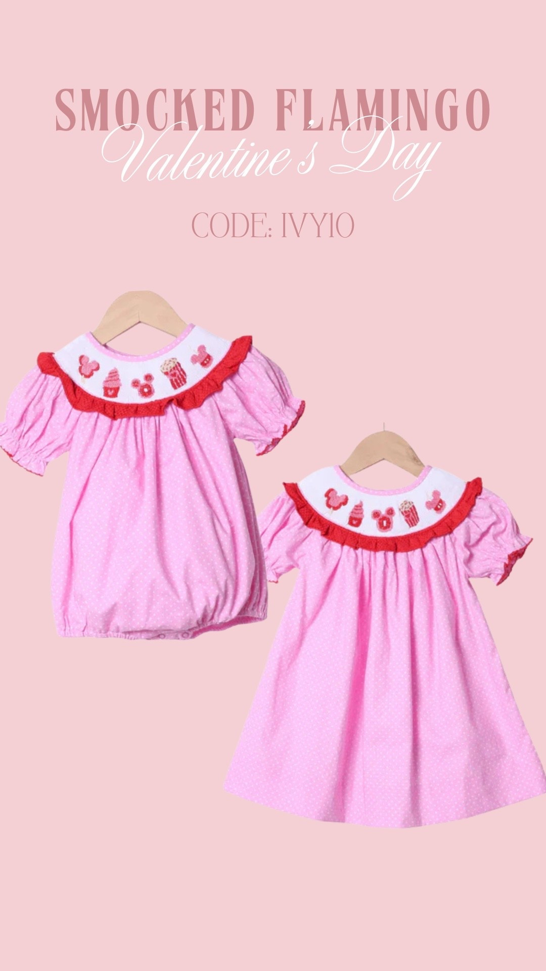 Disney Valentine’s Day outfits 💘🐭✨🍭 code IVY10 

#LTKBaby #LTKValentine #LTKKids
