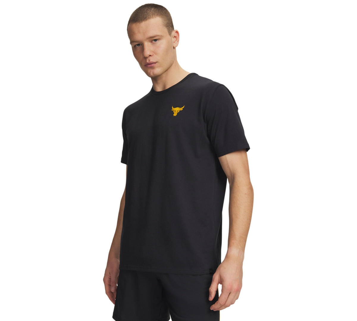 Under Armour Men's Project Rock Rents Due Crewneck T-Shirt - Black | Macy's