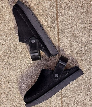 Goldenstar Suede Versatile Platform Clogs | Dillard's