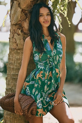 Naomi Wilkinson Fit & Flare Mini Shirt Dress | Anthropologie (US)