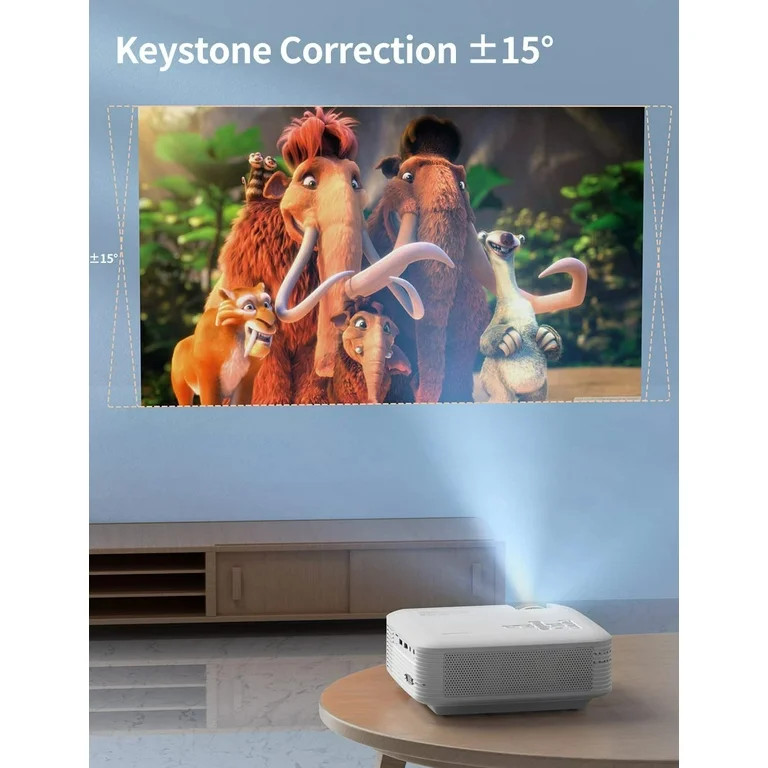 Apeman Mini Projector, 1080P Supported Portable Projector 180" Display Home Theater Movie Project... | Walmart (US)