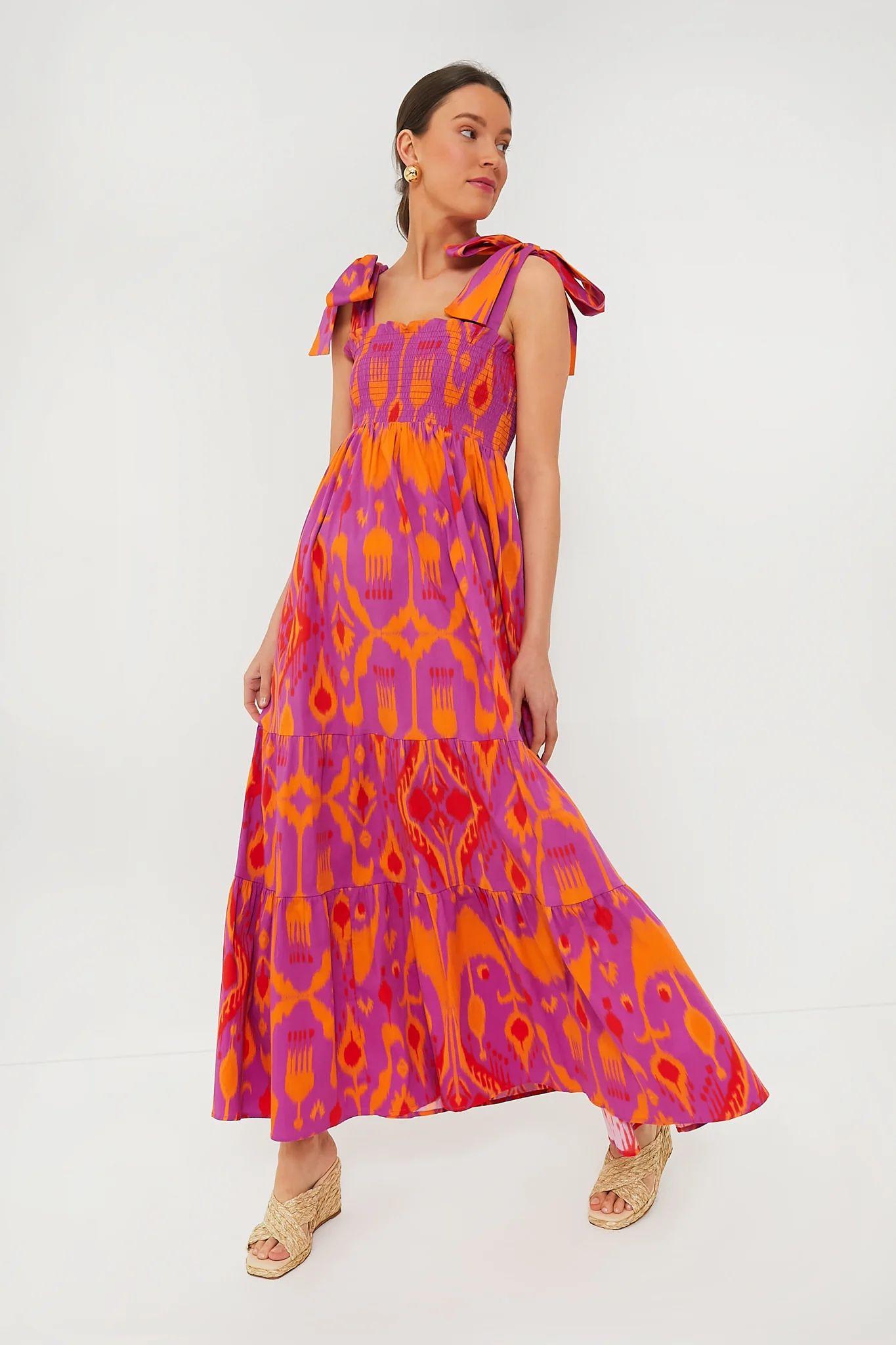 Exclusive Sunset Ikat Kelly Dress | Tuckernuck (US)