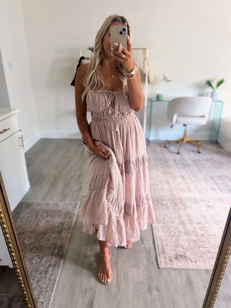 This free people dress is a dream! Comes in so many colors and is absolutely gorgeous! I did a size small and the straps are adjustable perfect for any size chest 

Free people haul 
Easy summer outfits 
Date night dress 
Wedding guest dress 


#LTKMidsize #LTKStyleTip #LTKFindsUnder50