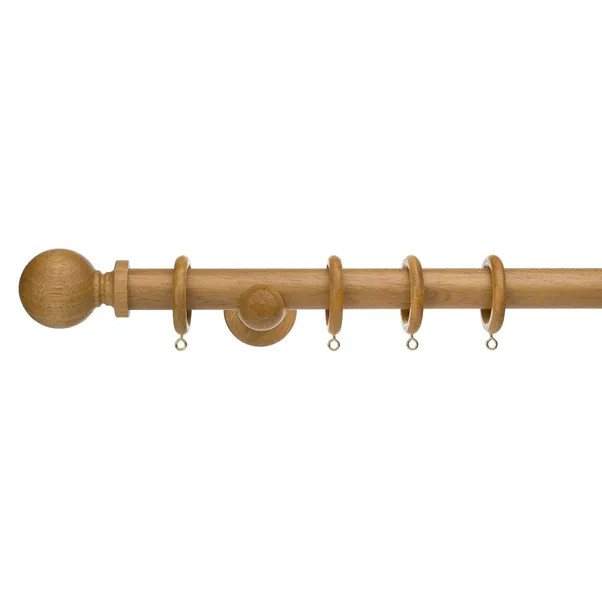 Ashton Wooden Curtain Pole Dia. 28mm | Dunelm (migrated)