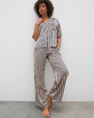Short Sleeve Notch Pajama Set | Soma Intimates