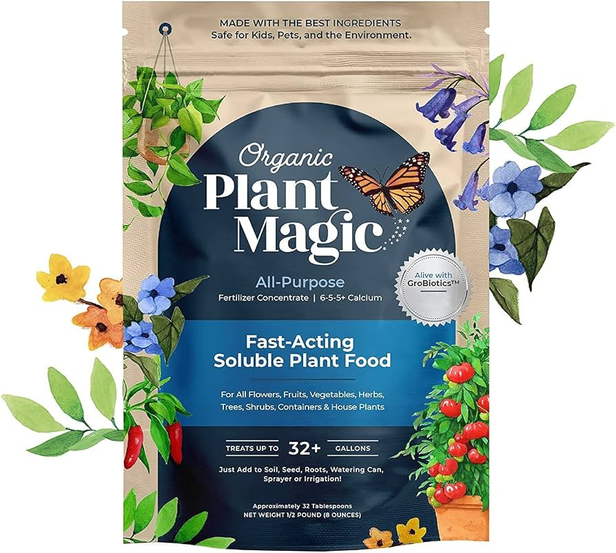 Organic Plant Magic - Truly Organic™ Fast-Acting Water Soluble Plant Food - All-Purpose Fertili... | Amazon (US)