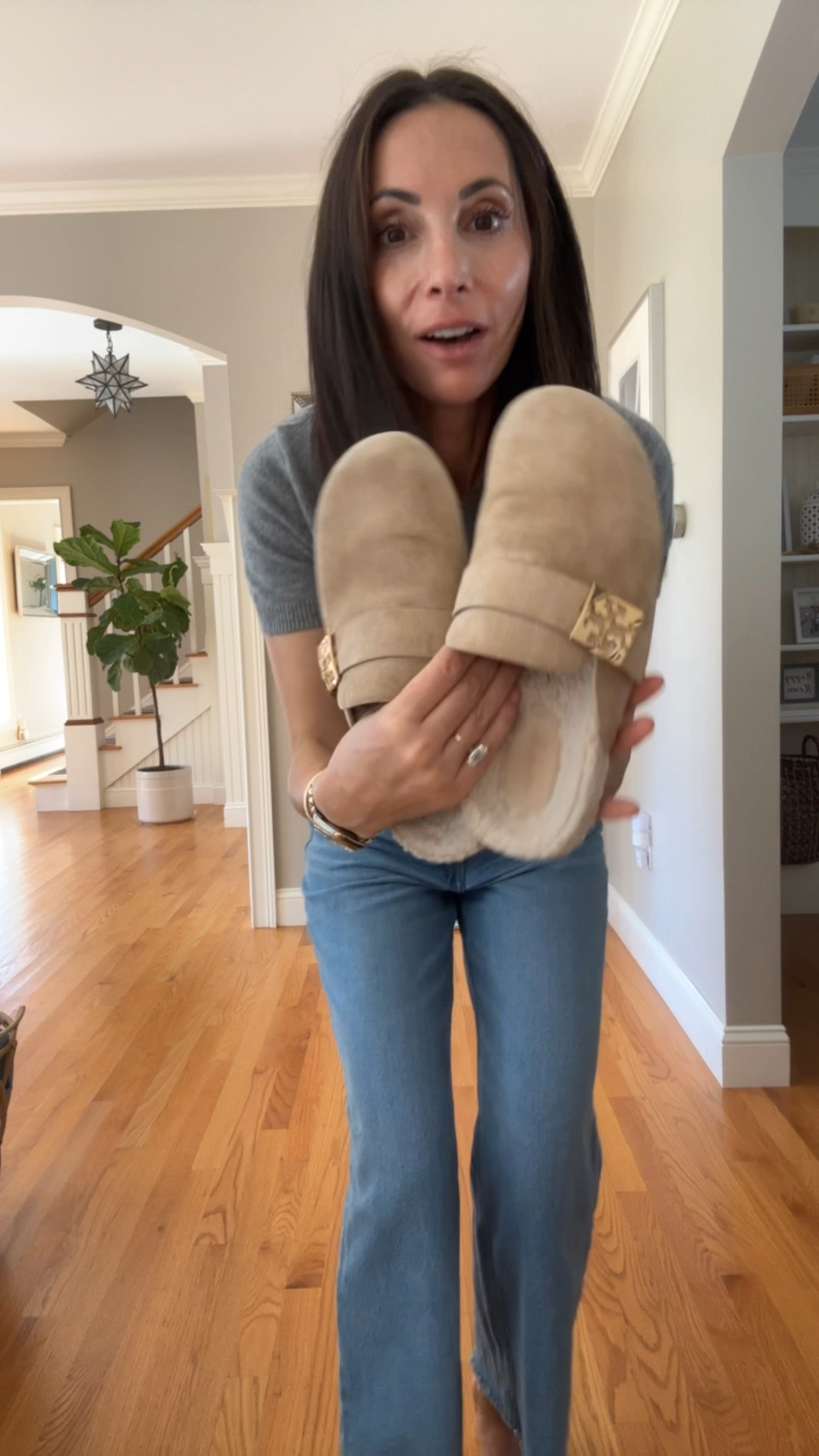 Our favorite fall shearling mules are finally online!!!!!!! Hurry! They won’t last!