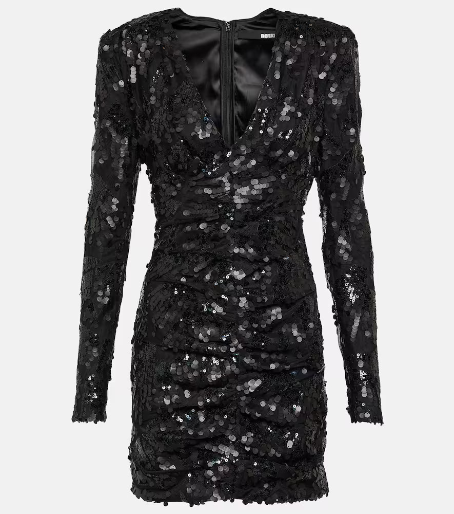 Rotate Sequined wrap dress | Mytheresa (INTL)
