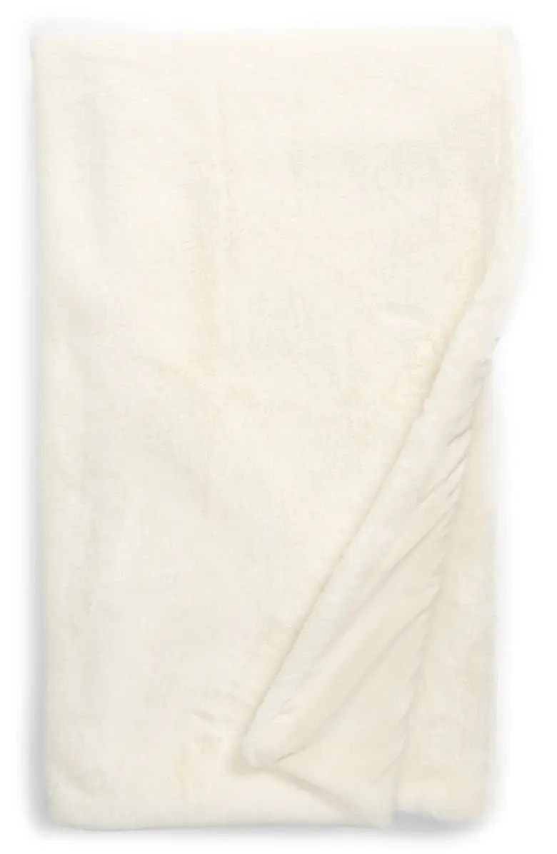 Recycled Faux Fur Throw Blanket | Nordstrom