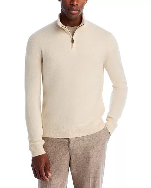 Cashmere Quarter-Zip Sweater - Exclusive | Bloomingdale's (US)