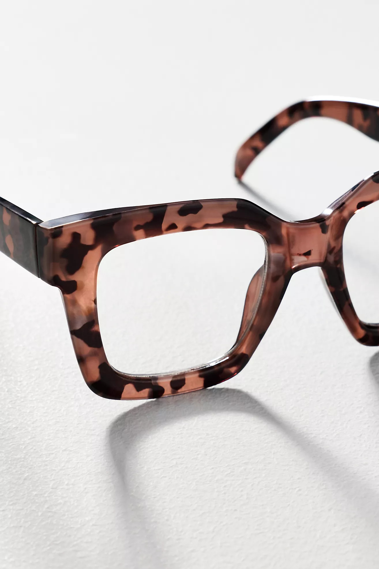Chunky Cara Translucent Blue Light Readers | Anthropologie (US)