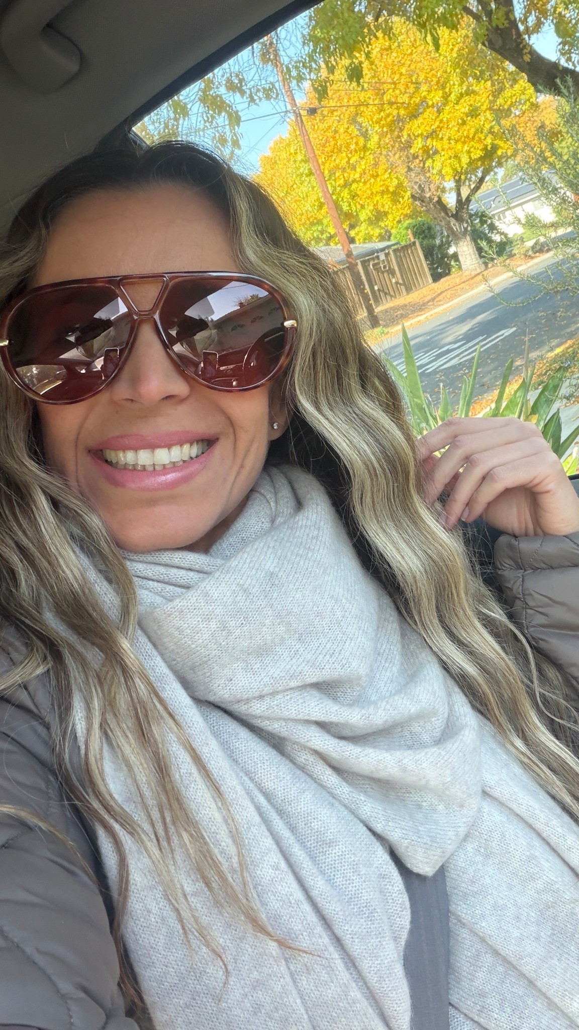 Cashmere wrap is 50% off 
Sunglasses are Bottega dupe 💕


#LTKGiftGuide #LTKHoliday #LTKdayinmylife