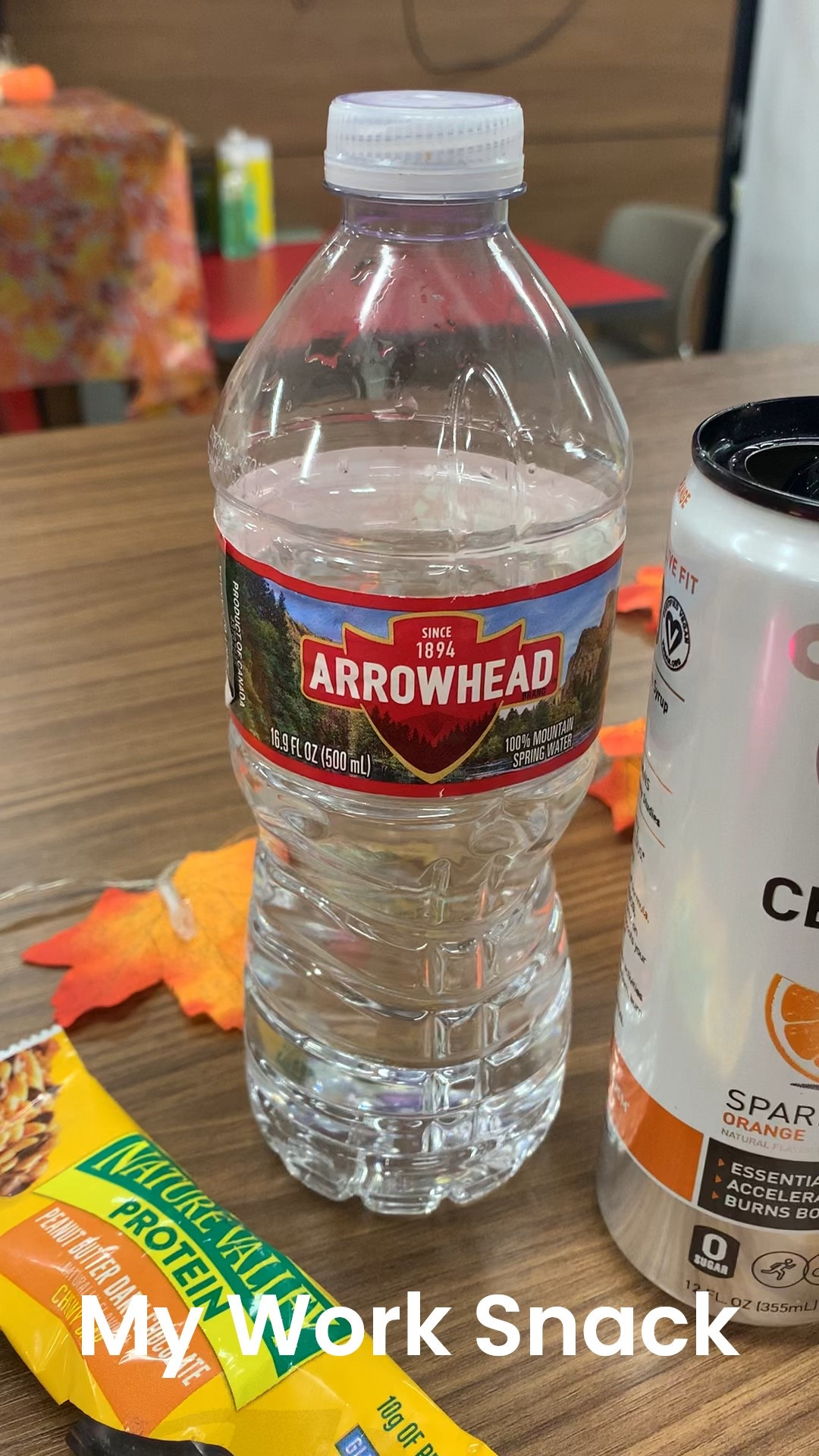 Here is what I was snacking on at work today. I love the delicious Nature Valley Protein Peanut Butter Dark Chocolate Chewy Bar. It tastes amazing like a peanut butter cup and has 10 grams of protein too. I have to stay hydrated at work with my go to Arrowhead Natural Spring Water.  For my boost of caffeine and energy I love to grab the Celsius Live Fit Peach Vibe Sparkling Water 🍑 You get your essential energy, it accelerates your metabolism and it helps burn body fat. What are you go to work snacks? 

#LTKFamily #LTKItBag #LTKHome