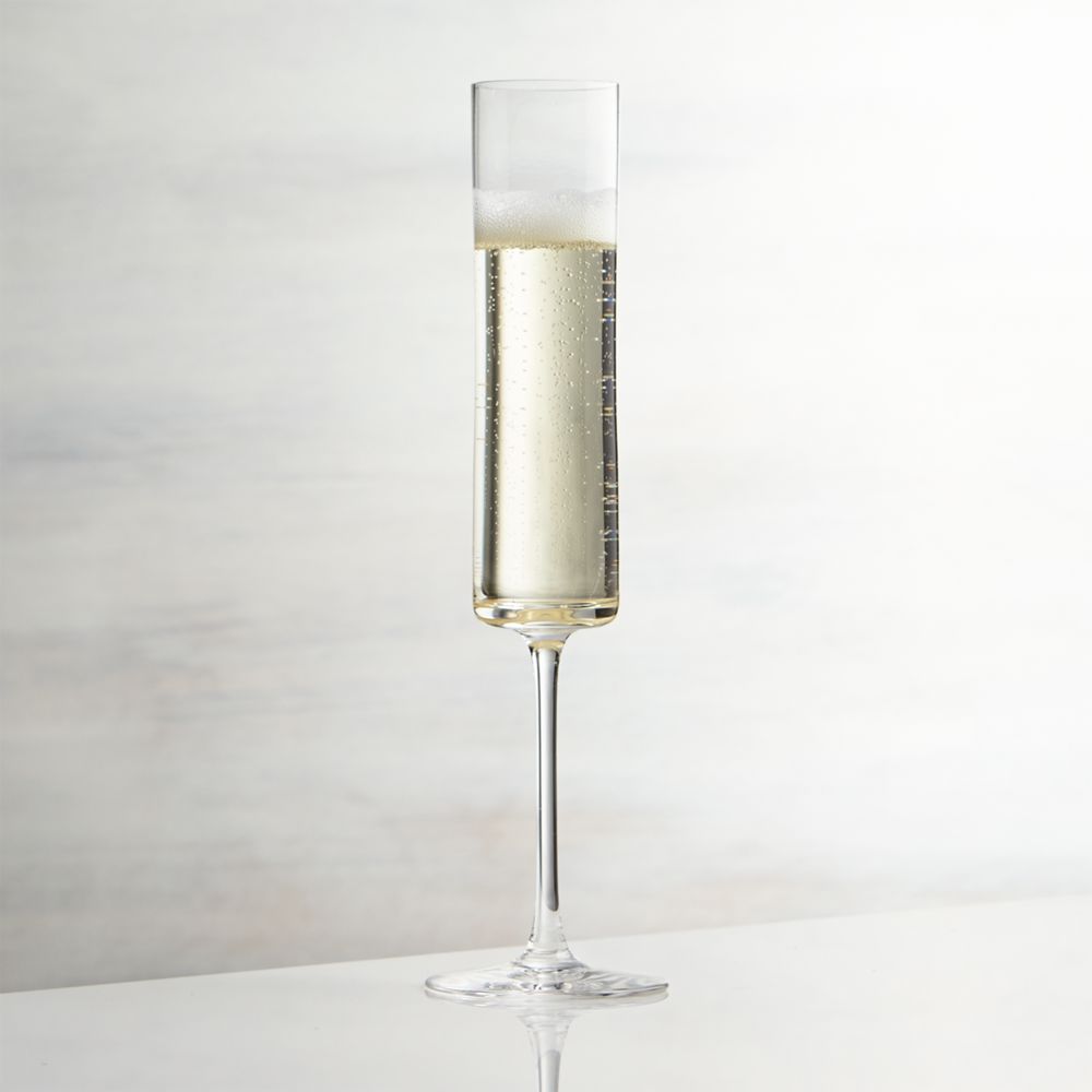 Edge Champagne Glass | Crate & Barrel