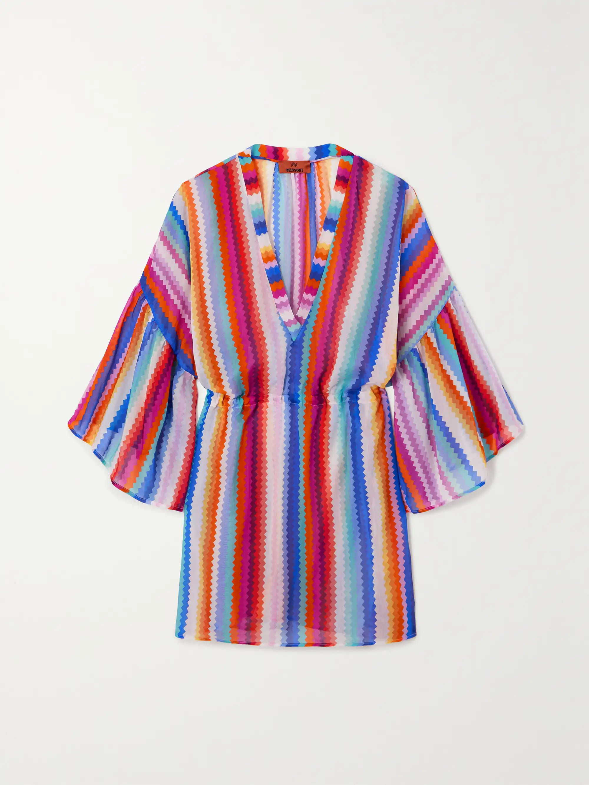Mare striped cotton and silk-blend voile mini dress | NET-A-PORTER (US)